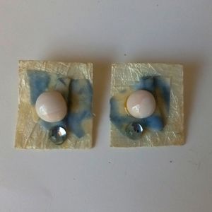 Custom made earrings.